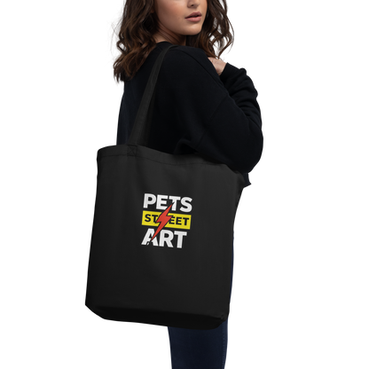Tote bag Bolt noir — vue arrière