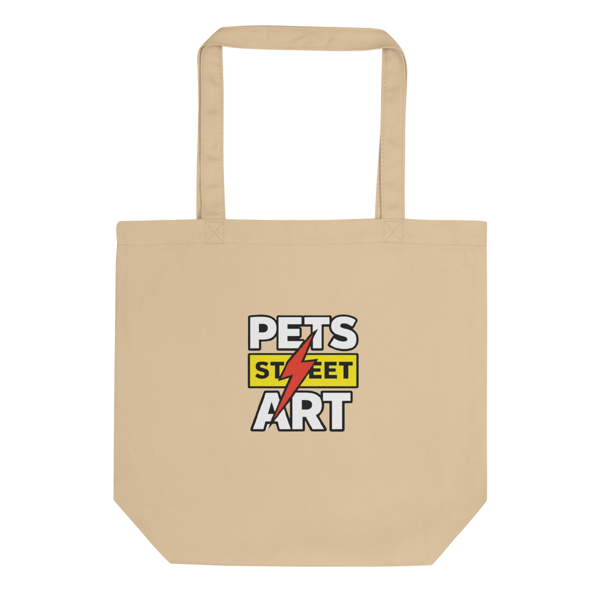 Tote bag Bolt écru — vue arrière