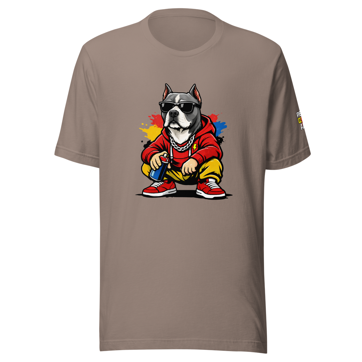 T-shirt Bolt beige pierre — vue de face