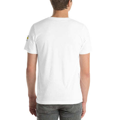 Dos uni du T-shirt Bolt blanc, sans impression